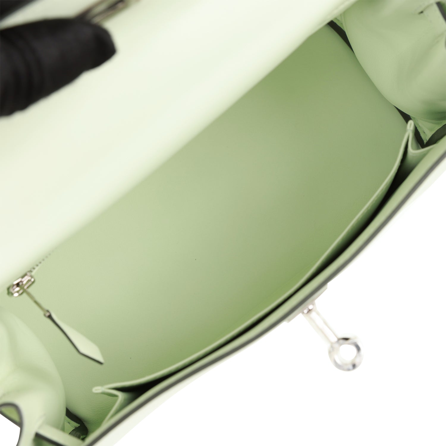 Hermes Kelly Retourne 25 Vert Fizz Swift Palladium Hardware - fashionupstore1