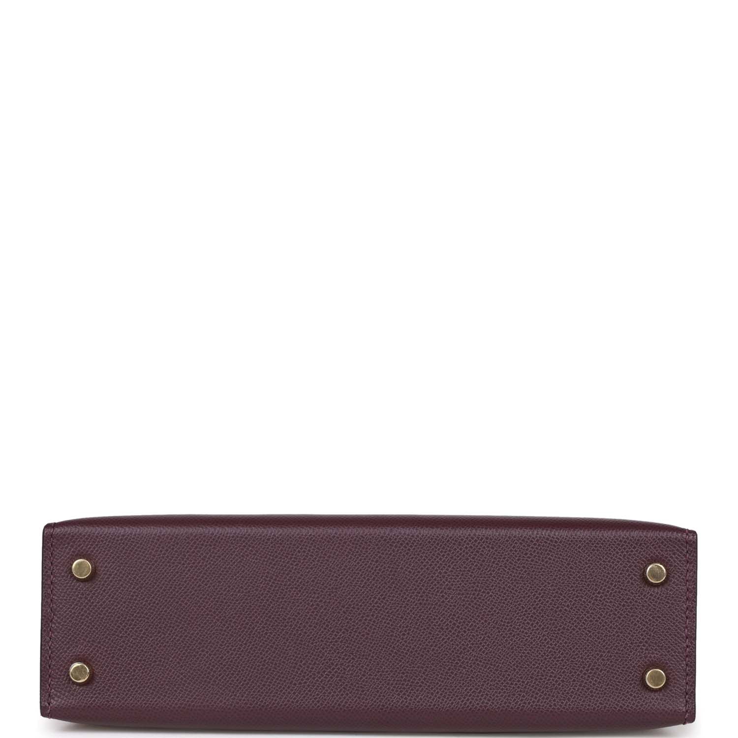 Hermes Kelly 20 Cassis and Amethyst Madame and Shiny Alligator Touch Permabrass Hardware - fashionupstore1