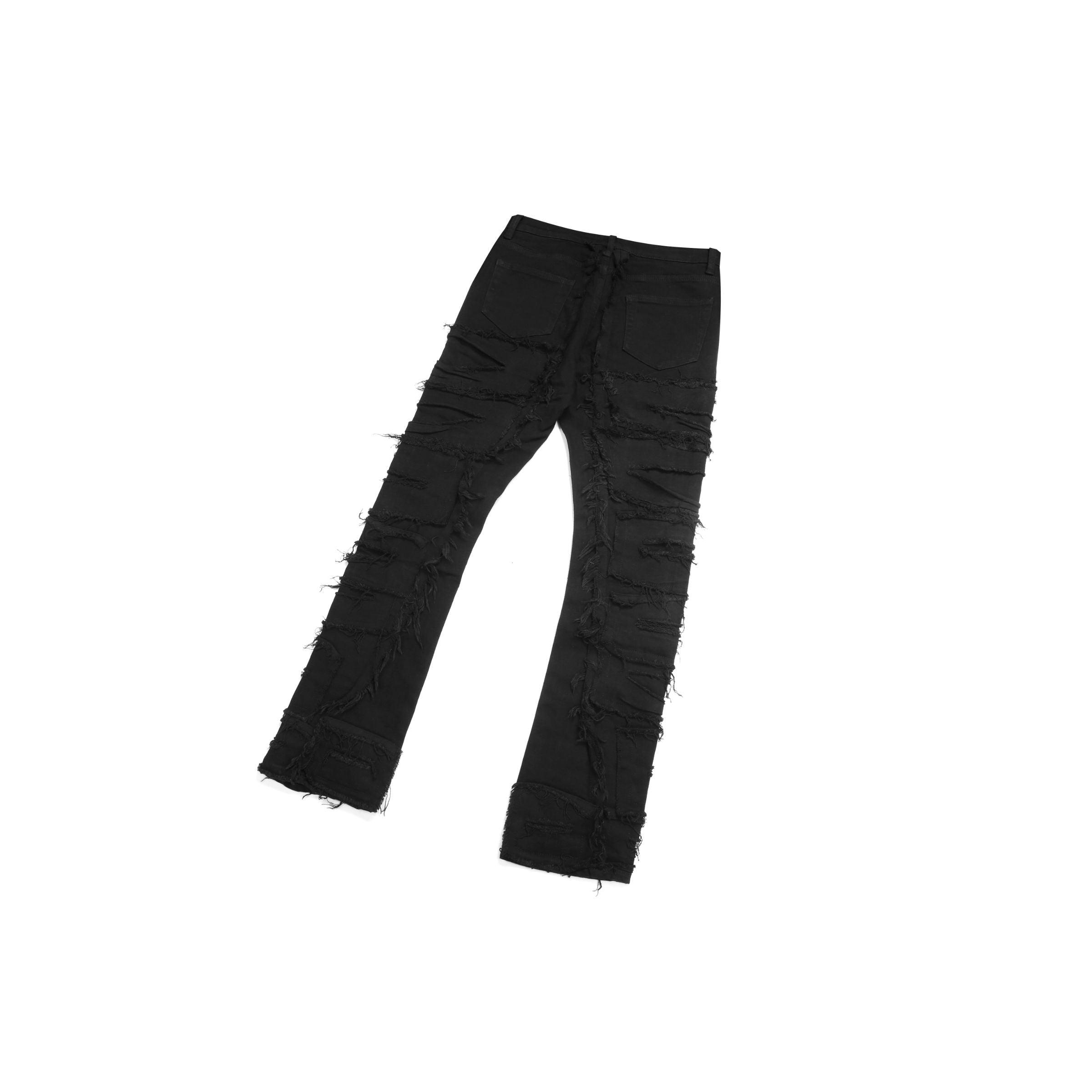 Knife Distressed Denim | Black - 1984brand