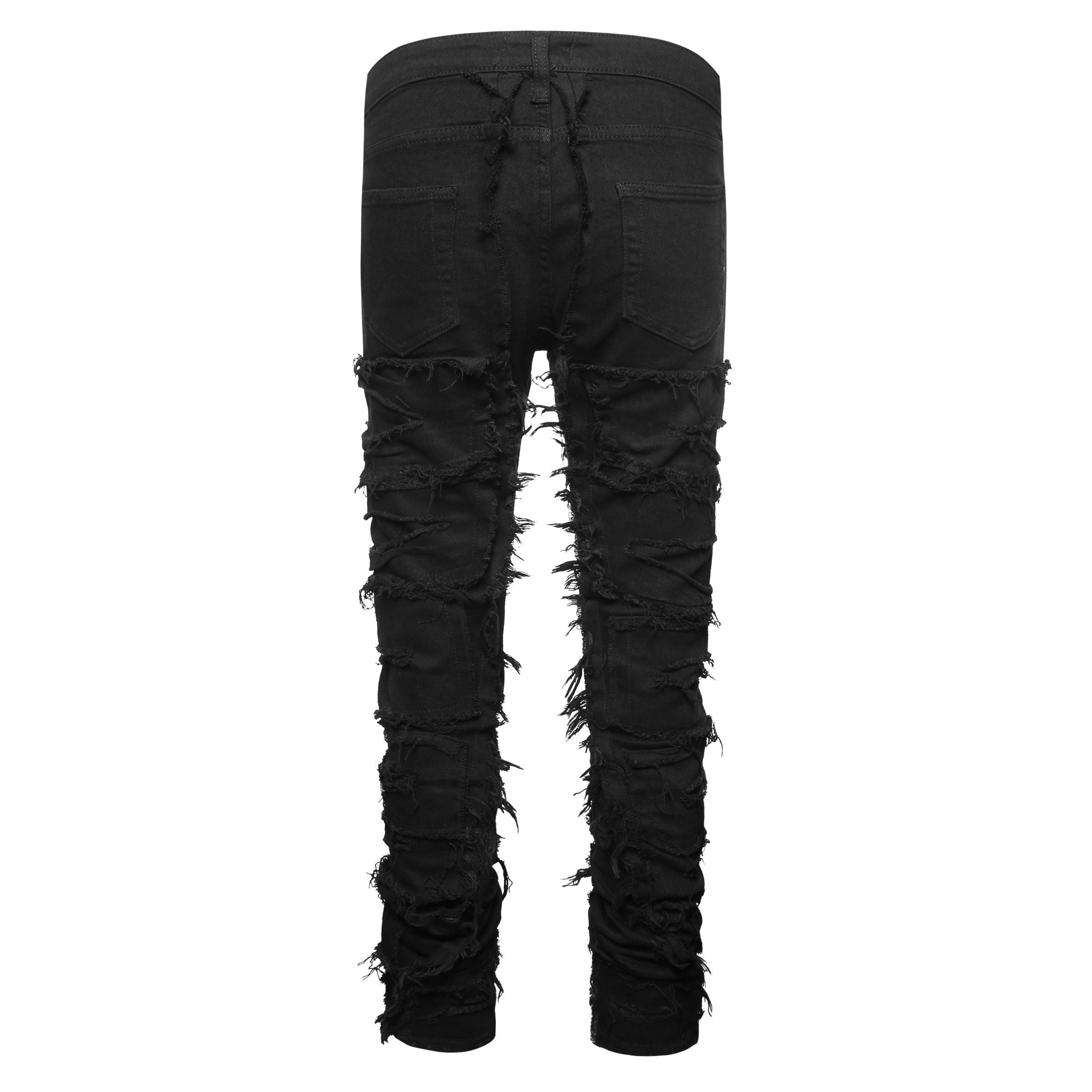 Knife Distressed Denim | Black - 1984brand