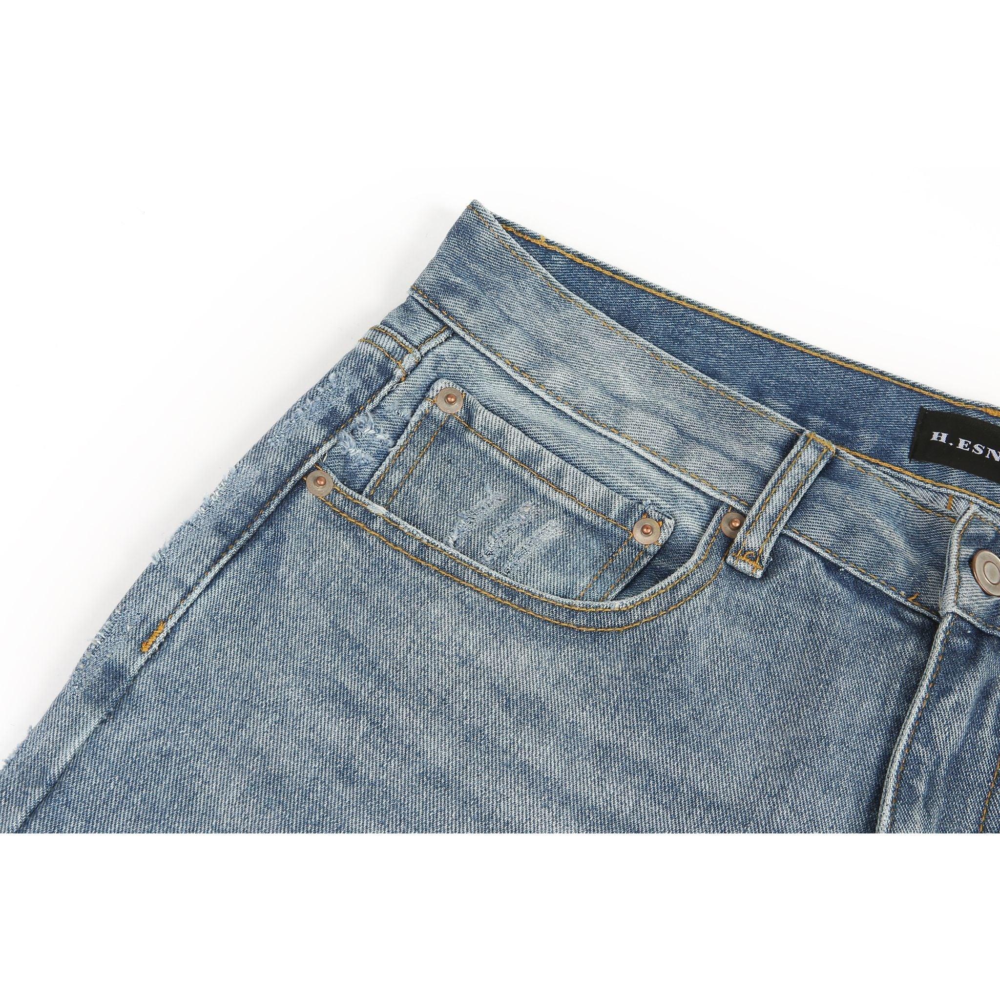 Base Denim - Washed Indigo - 1984brand