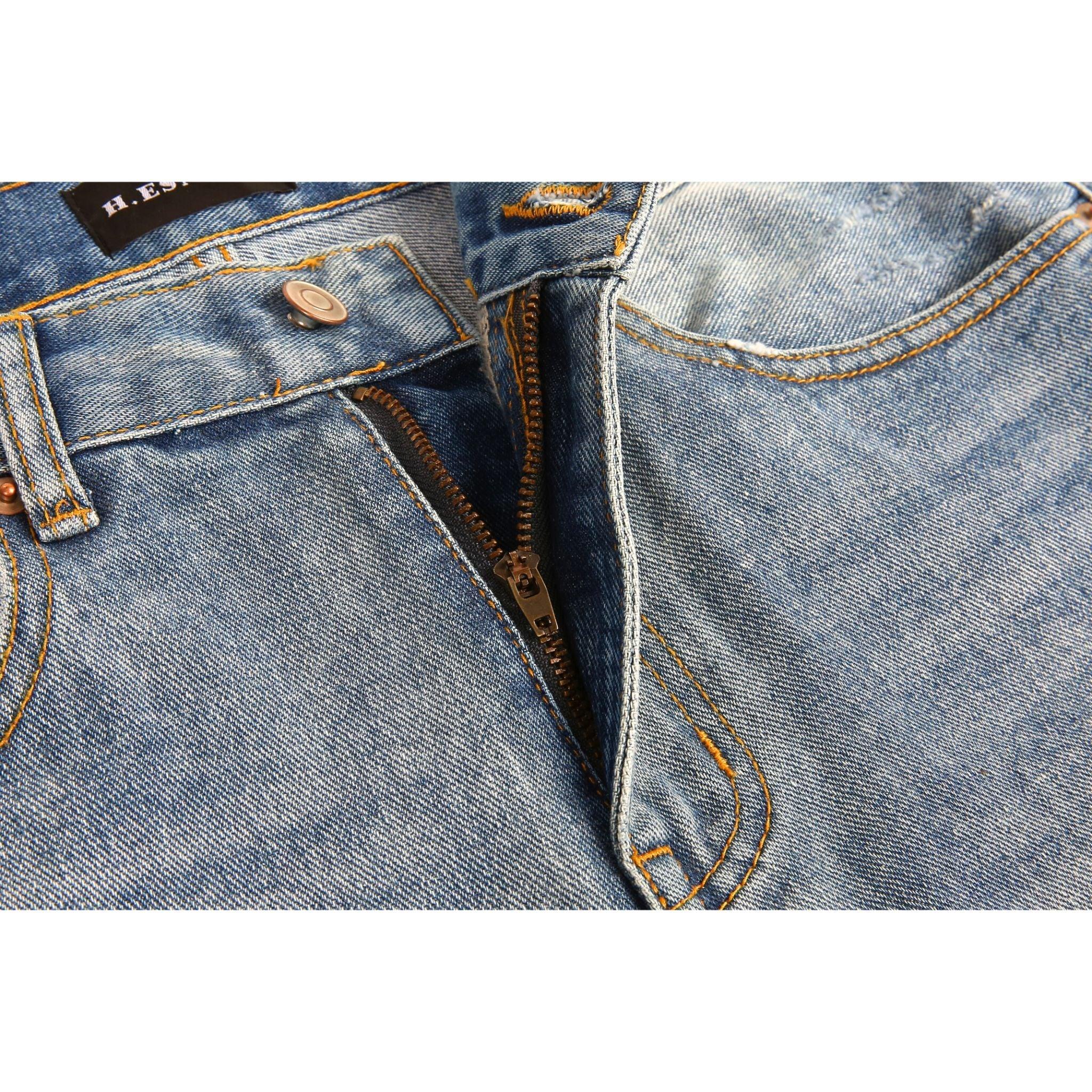 Base Denim - Washed Indigo - 1984brand