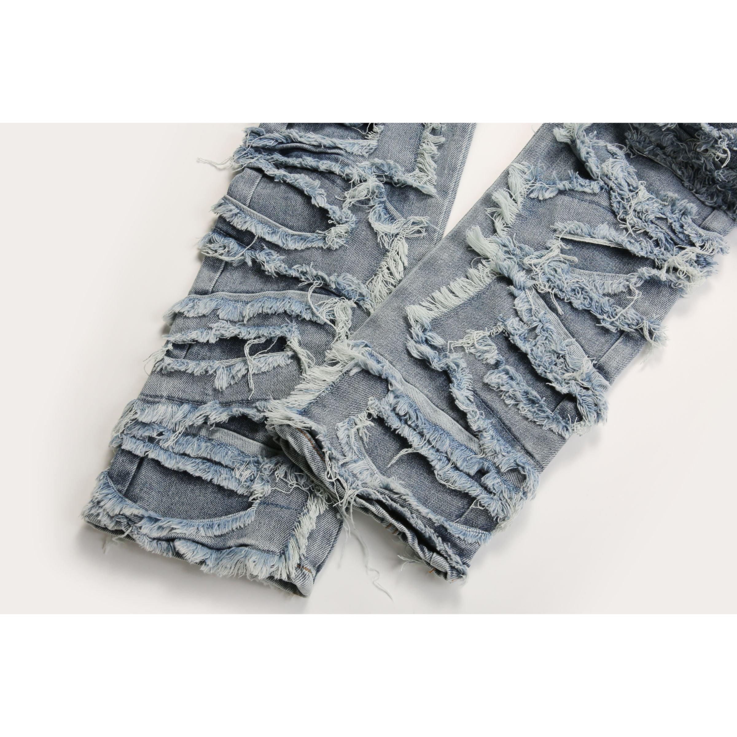 Knife Distressed Denim | Indigo - 1984brand