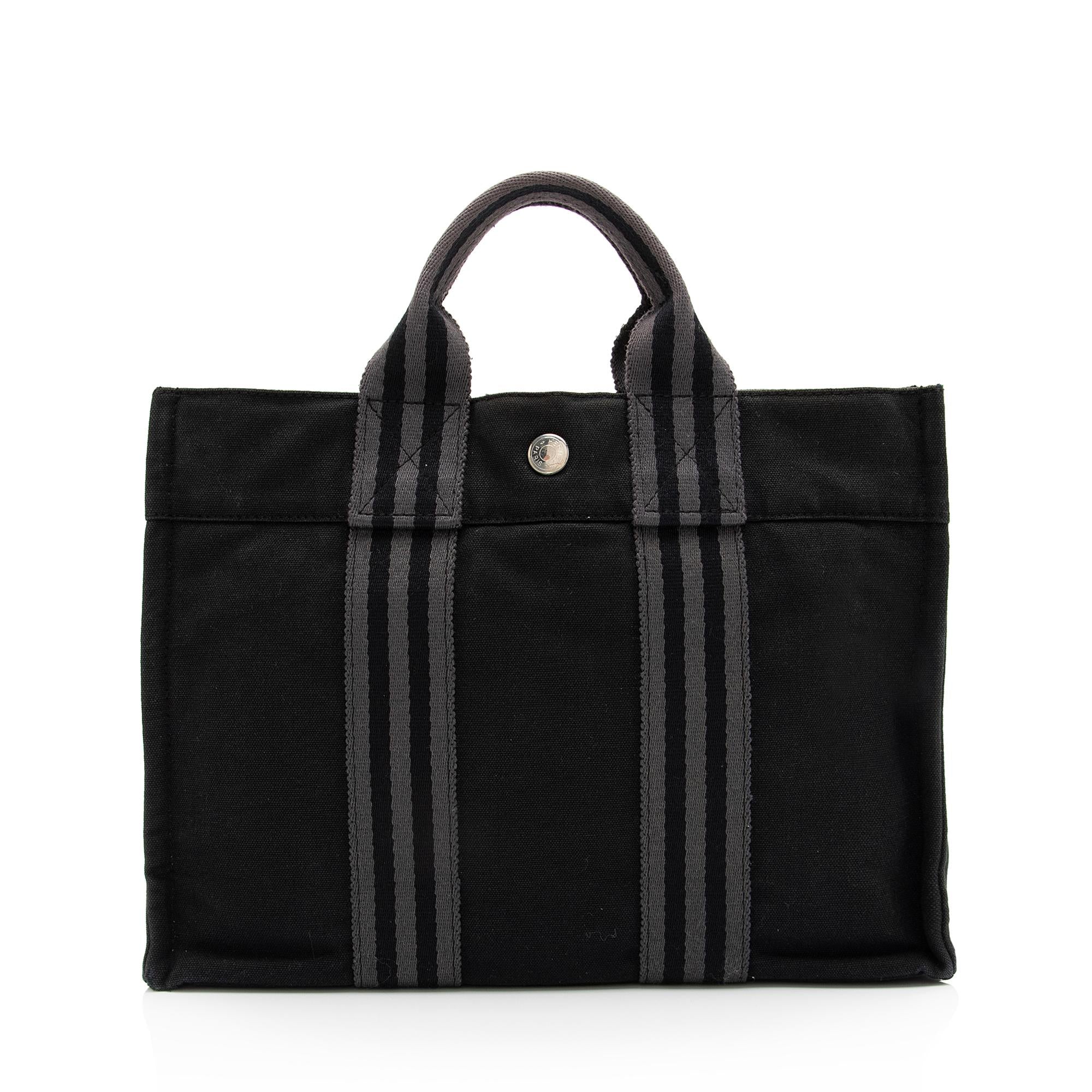 Hermes Canvas Herline PM Tote (SHF-23028) - fashionupstore1