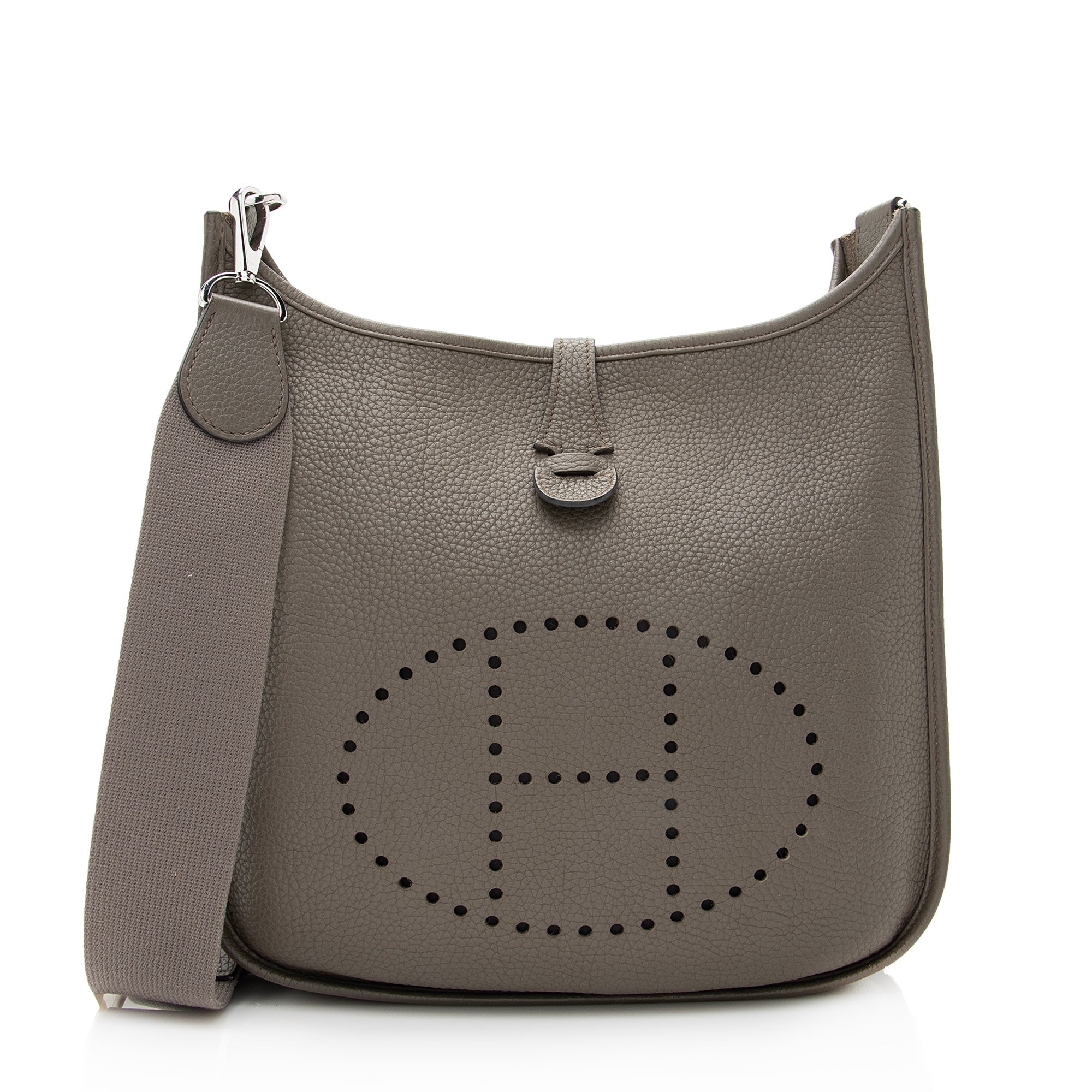 Hermes Taurillon Clemence Evelyne III PM Shoulder Bag (SHF-22515) - fashionupstore1