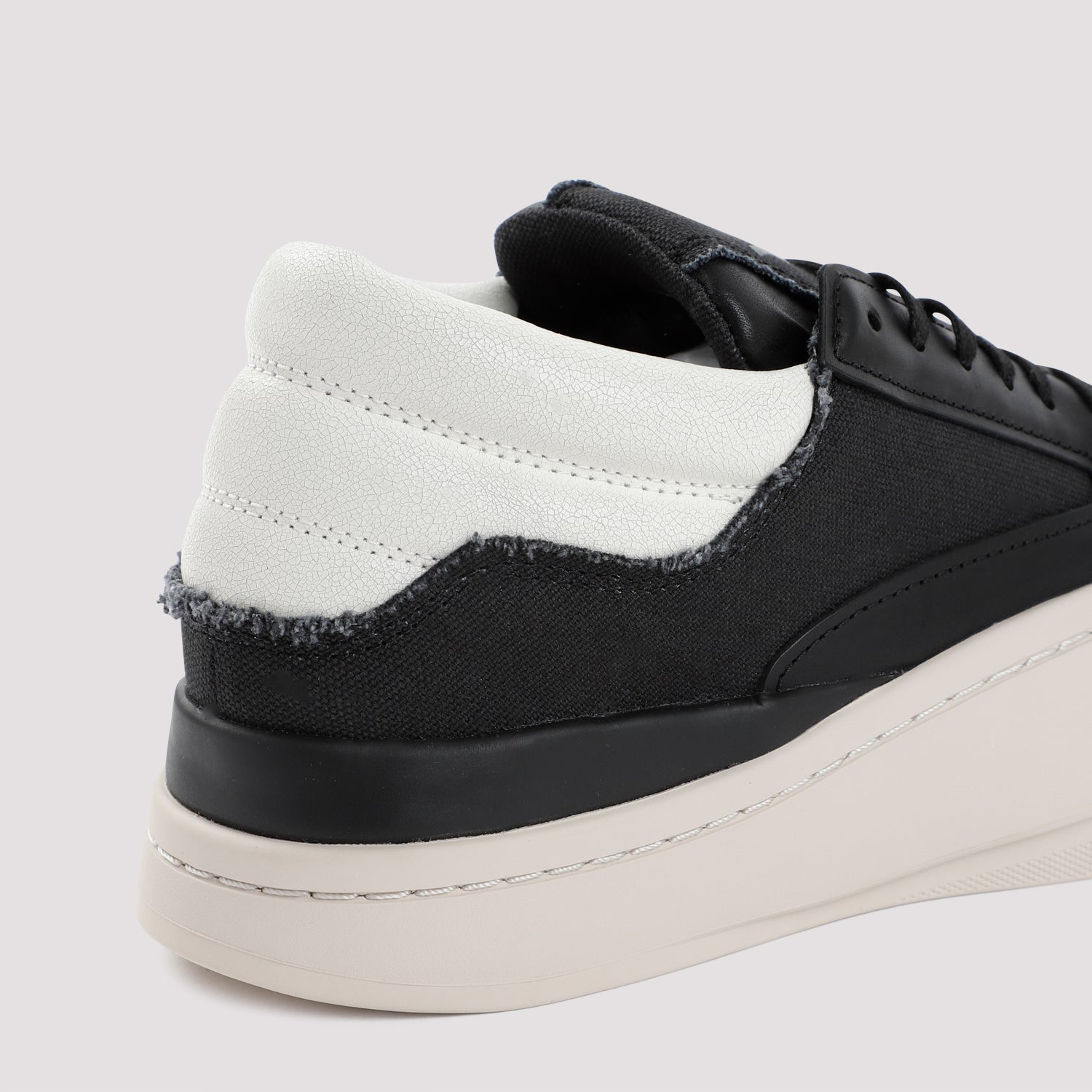 Y-3 LEATHER LUX BBALL LOW SNEAKERS - fashionupstore1