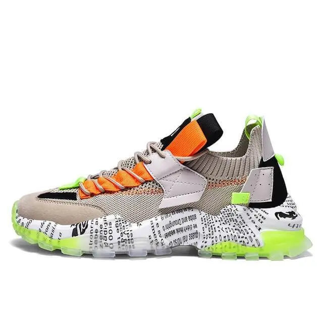 INFINIT ARTEMIS Scribbled Sneakers - fashionupstore1