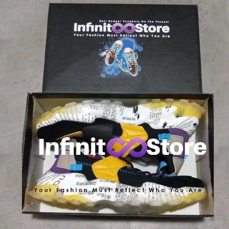 INFINIT ARTEMIS Scribbled Sneakers - fashionupstore1