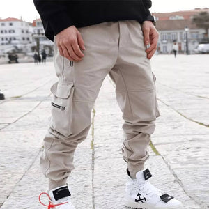 INFINIT Drex cargo pants streetwear multi pockets casual joggers for men 2022 - fashionupstore1