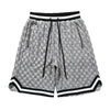 Jersey Shorts - Checkered Grey - fashionupstore1