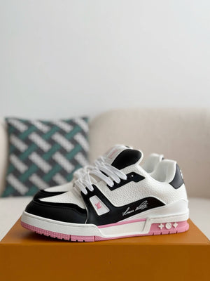 Louis Vuitton LV Trainer #54 Low Pink Sneaker - fashionupstore1