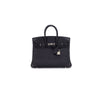 Hermes Birkin 25 Noir Black - A Stamp - fashionupstore1