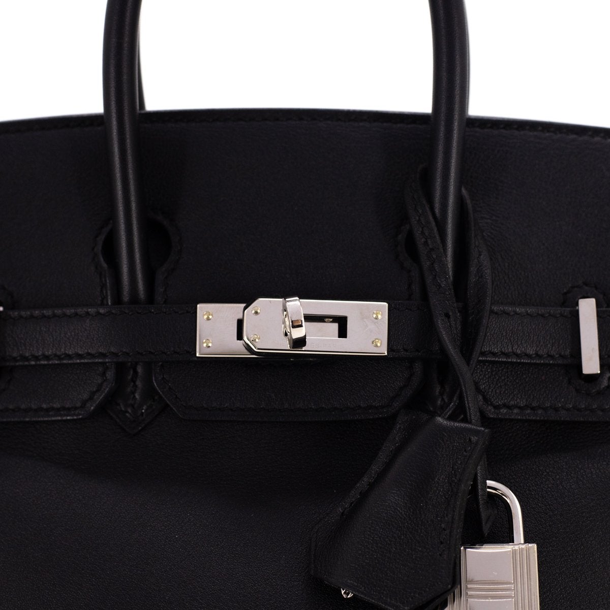 Hermes Birkin 25 Noir Black - A Stamp - fashionupstore1