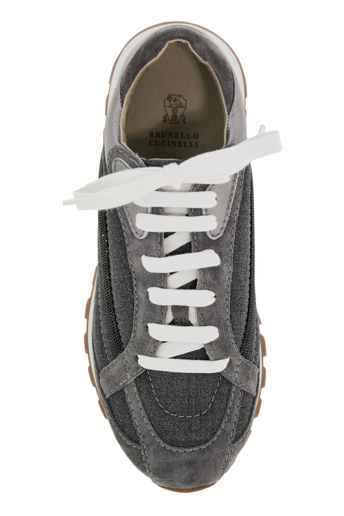 WOOL SNEAKERS WITH PRECIOUS STRIPE DESIGN - fashionupstore1