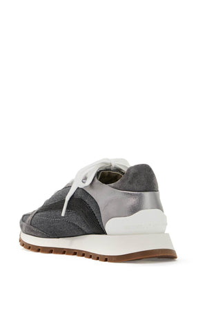 WOOL SNEAKERS WITH PRECIOUS STRIPE DESIGN - fashionupstore1