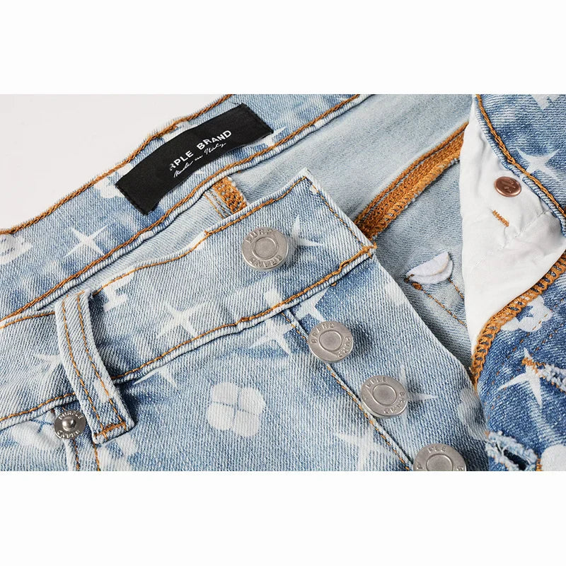 Premium Brand PRPL Roca Jeans P016 - fashionupstore1