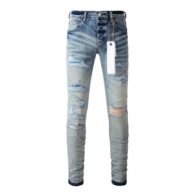 Premium Brand PRPL Roca Jeans Washed P0013 - fashionupstore1