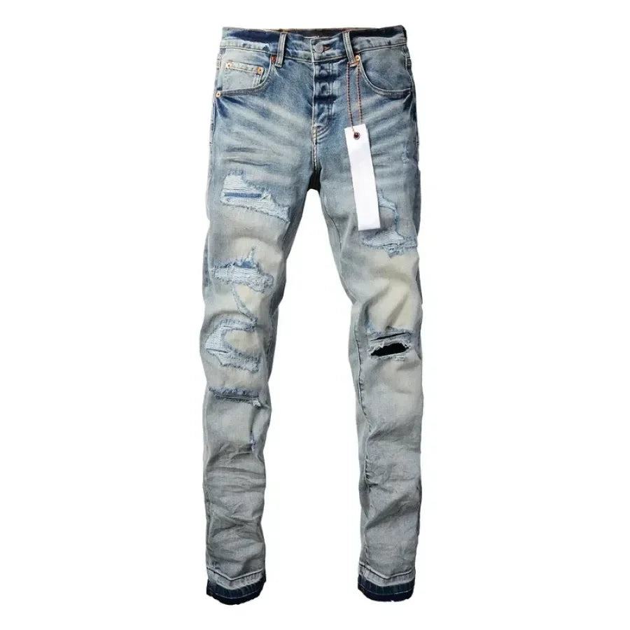 Premium Brand PRPL Roca Jeans Washed P0013 - fashionupstore1