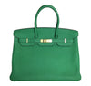 Hermes Birkin 35 Bamboo Green Togo GHW Bag - fashionupstore1