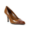 Prada Women's Shoes Tabacco Brown Leather Pumps 1I6041 (PRW6) - fashionupstore1