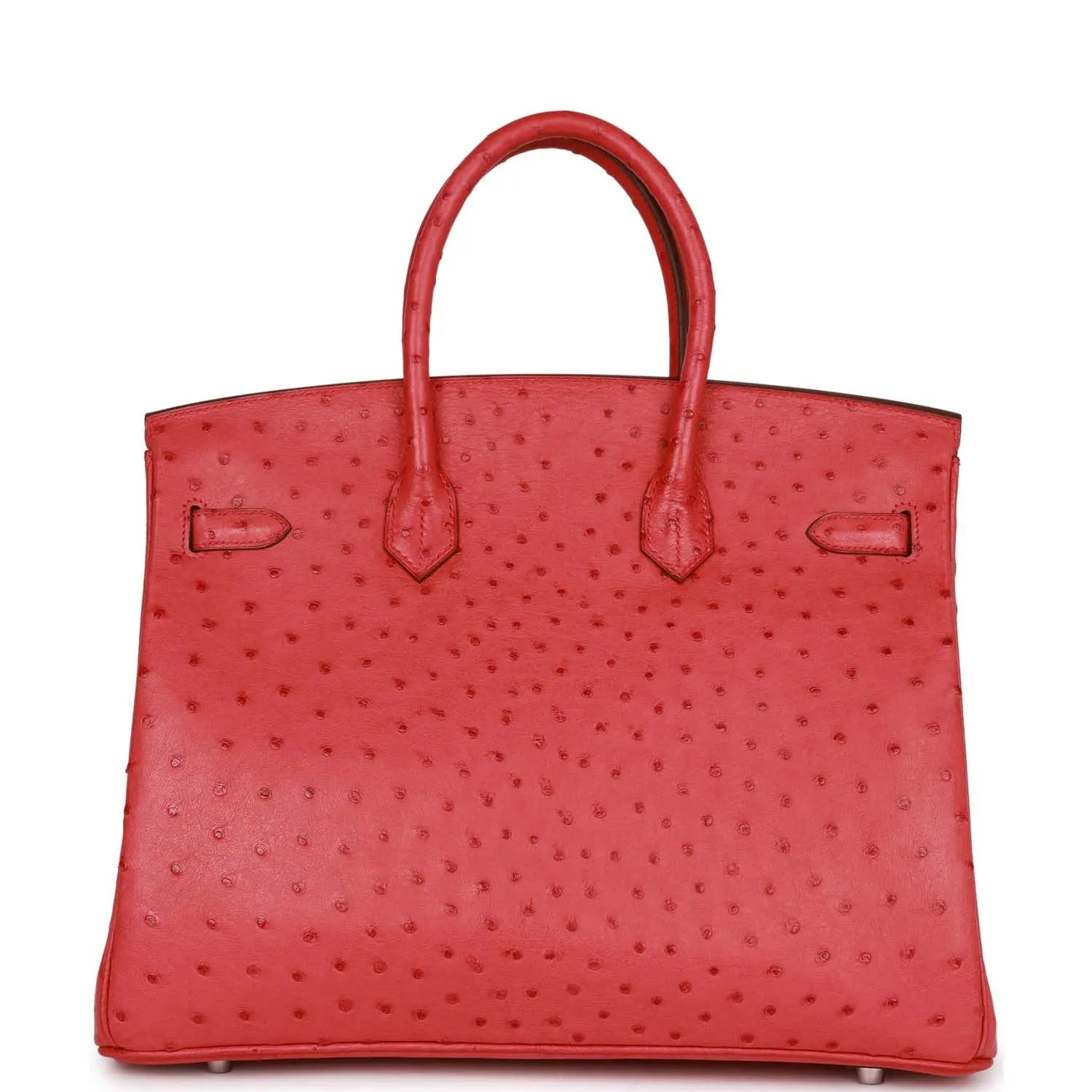 Pre-owned Hermes Birkin 35 Bougainvillea Ostrich Palladium Hardware - fashionupstore1