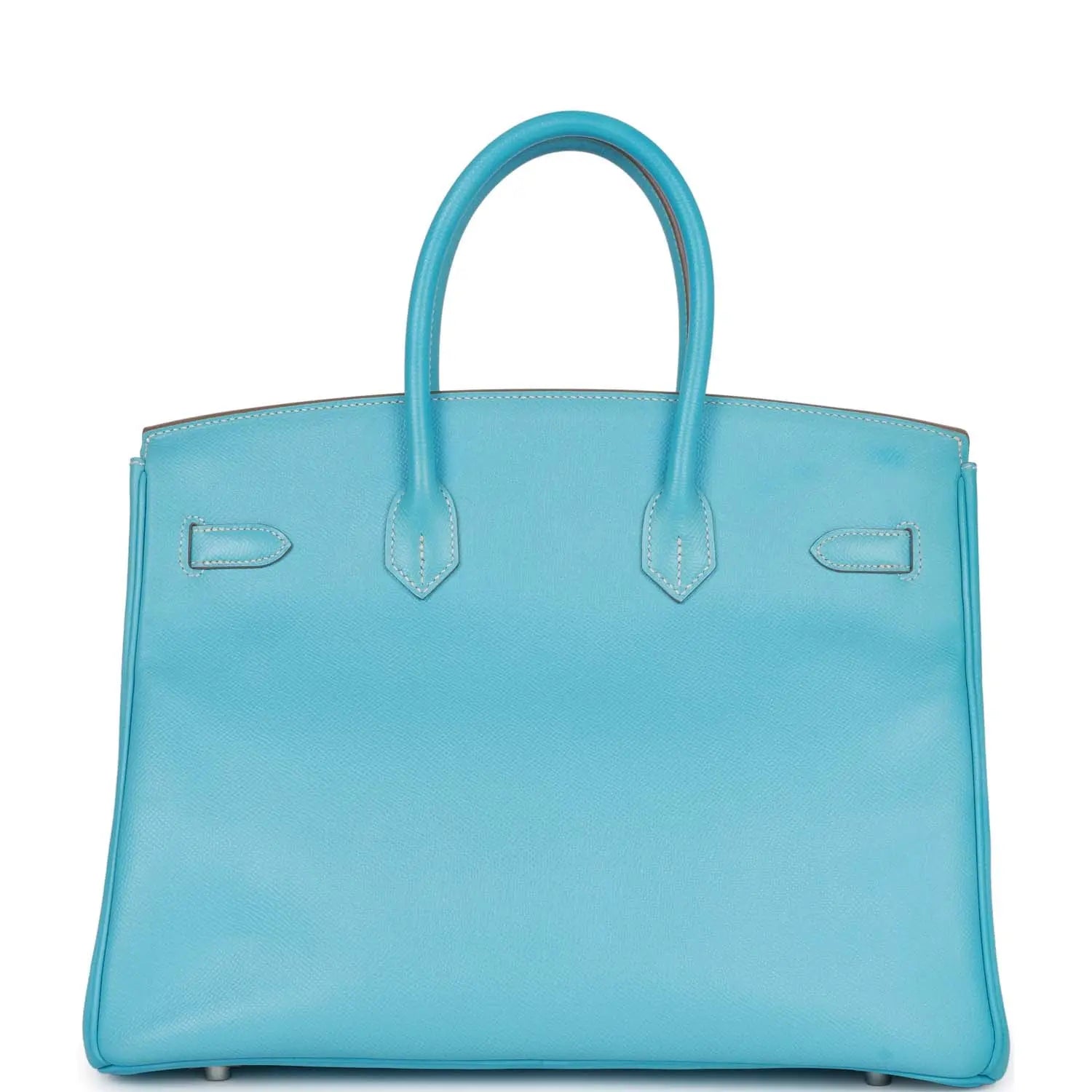 Pre-owned Hermes Birkin 35 Celeste Candy Epsom Palladium Hardware - fashionupstore1