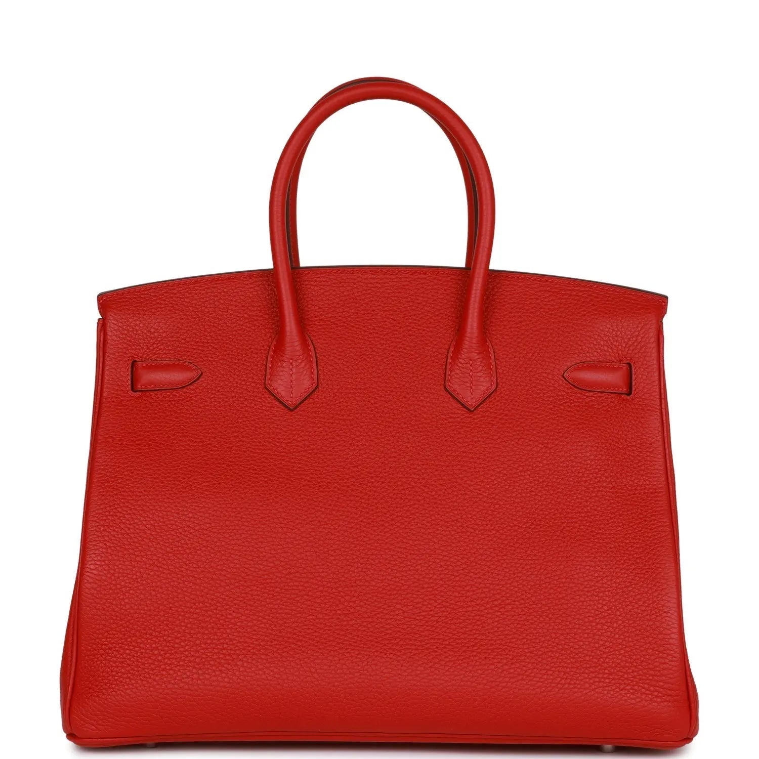 Pre-owned Hermes Birkin 35 Rouge de Coeur Togo Palladium Hardware - fashionupstore1