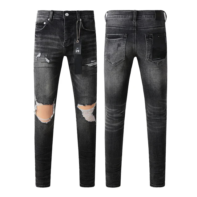 Premium Brand PRPL Roca Jeans Black Tag P0015 - fashionupstore1