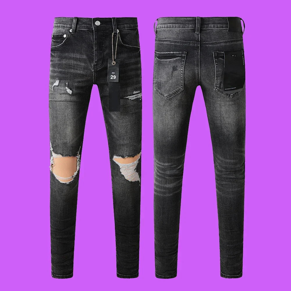 Premium Brand PRPL Roca Jeans Black Tag P003 - fashionupstore1