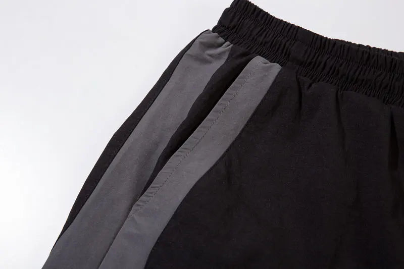 Y2K Black Patchwork Pants - fashionupstore1