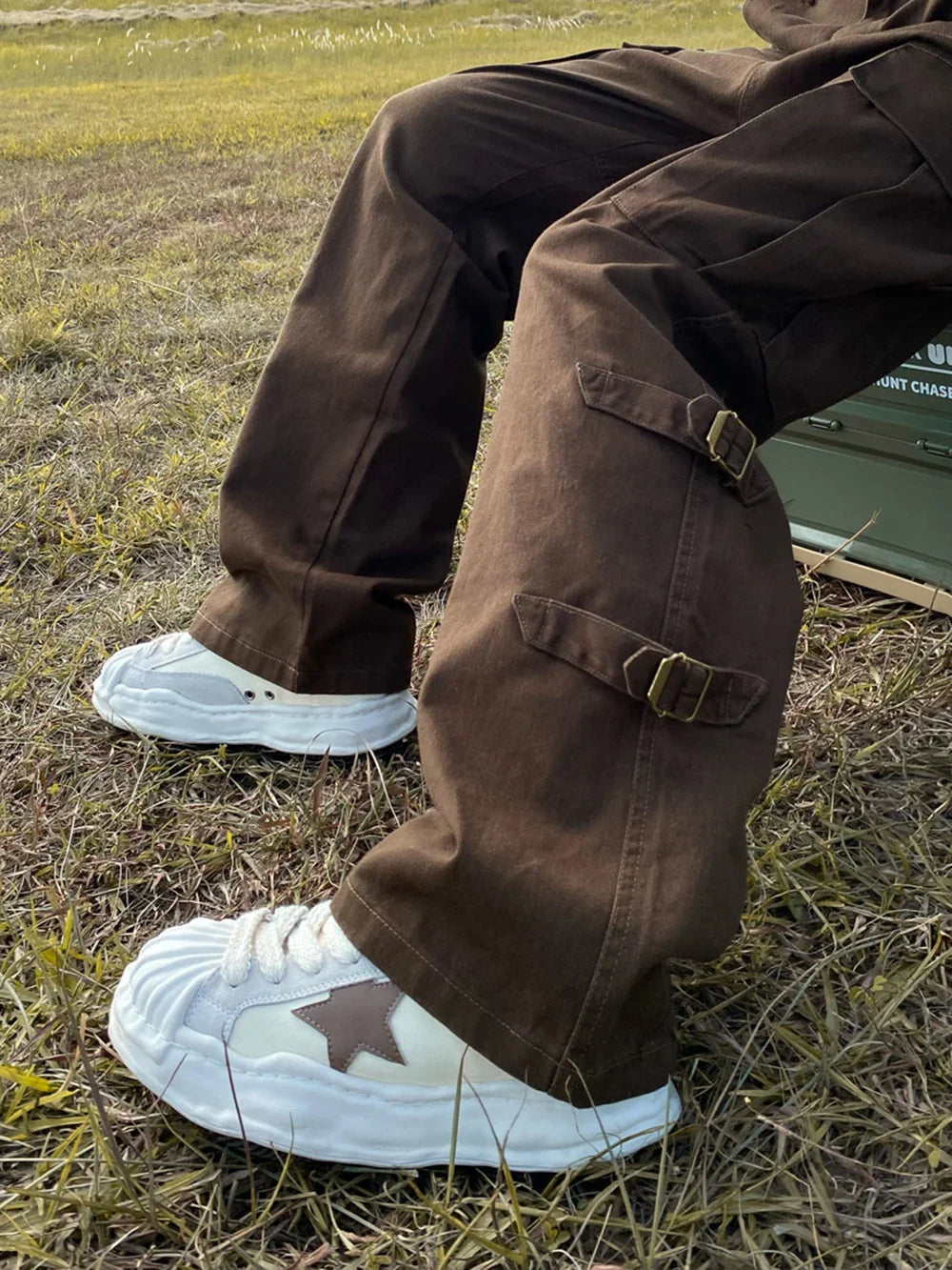 Y2k Baggy Straight Leg Cargo Pants - fashionupstore1