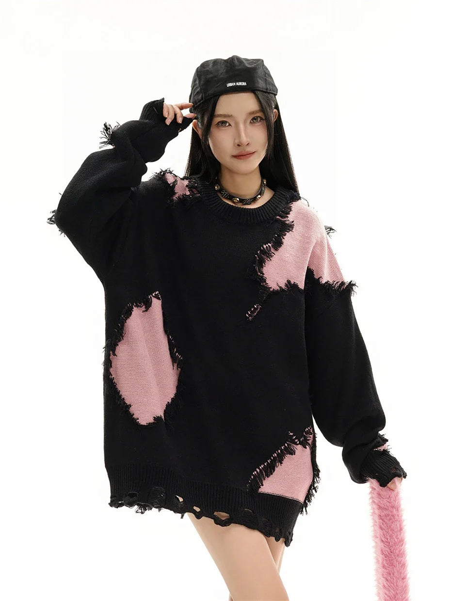 Ragged Rebel Sweater - fashionupstore1