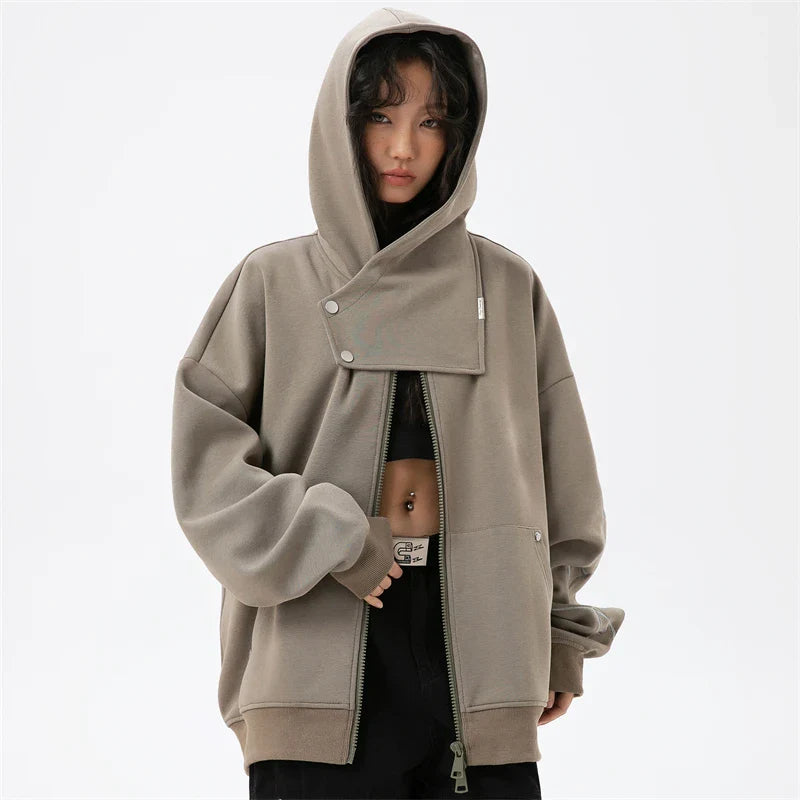 Women's Cozy Fortress Zip-Up Hoodie - fashionupstore1