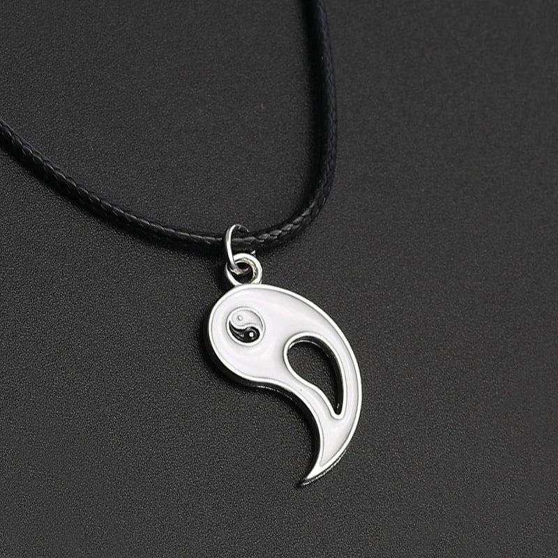 Yin-Yang Puzzle Pendant Necklace - fashionupstore1