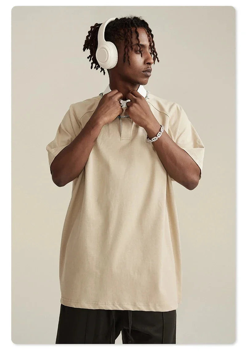 Y2k Loose Polo T-Shirt - fashionupstore1