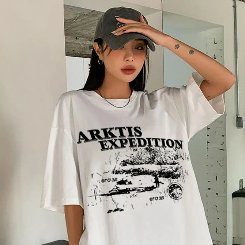 Y2k Women's Expedition T-shirt - fashionupstore1