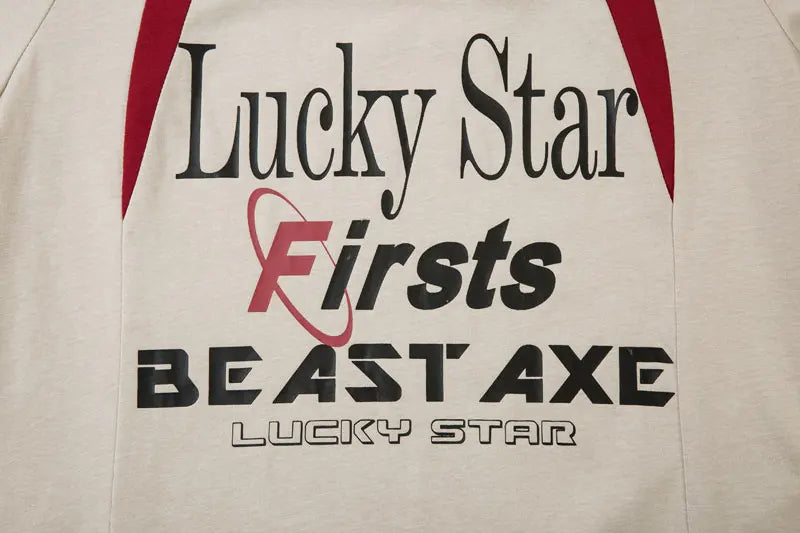 Y2K Vintage Lucky Star Graphic T-shirt - fashionupstore1