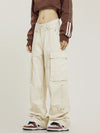 Y2k Baggy Turned-down Cargo Pants - fashionupstore1