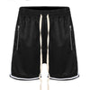 Sports Mesh Shorts - Black - fashionupstore1