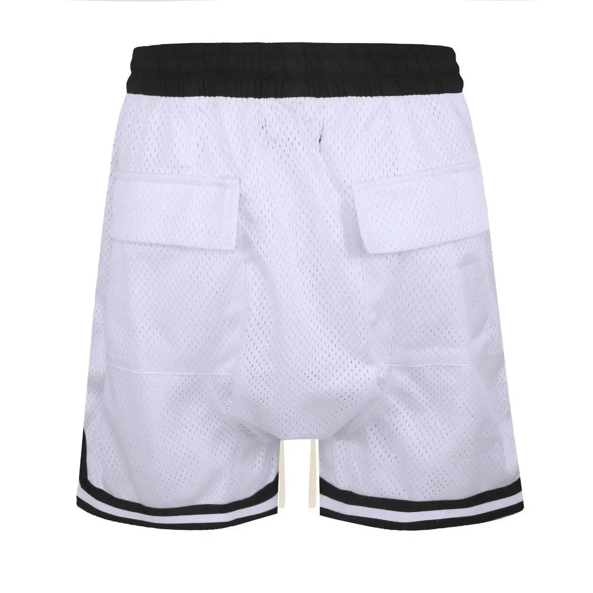 Sports Mesh Shorts - White - fashionupstore1