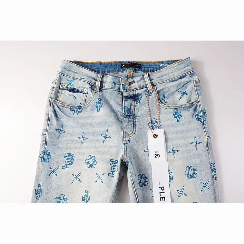 Premium Brand PRPL Roca Jeans P012 - fashionupstore1