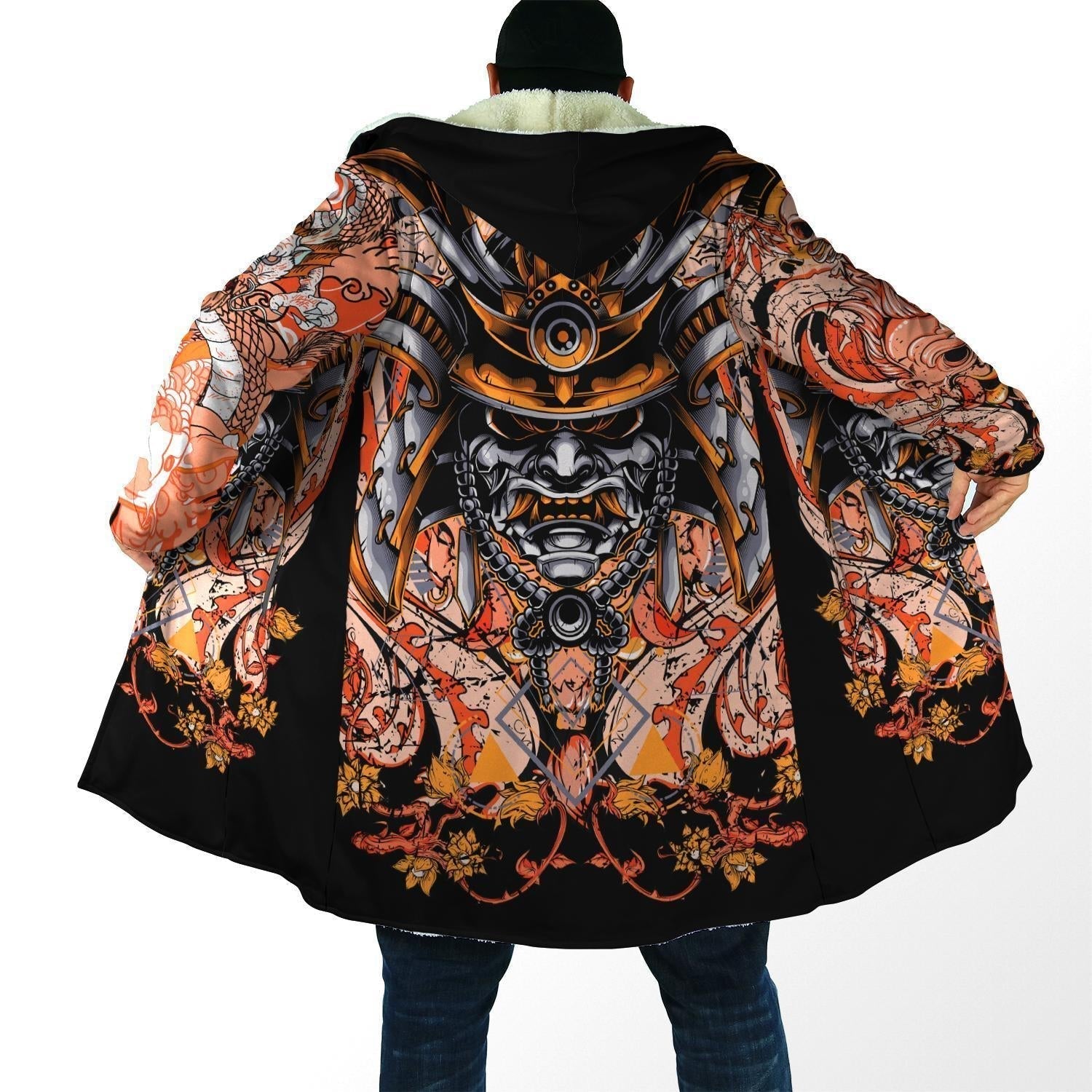 Tengu Demon Japanese demon Cloak Hoodie - fashionupstore1