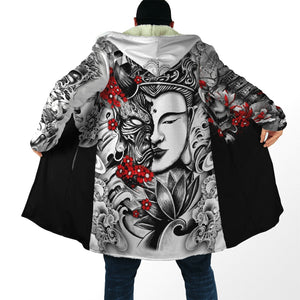 Tengu Demon Japanese demon Cloak Hoodie - fashionupstore1