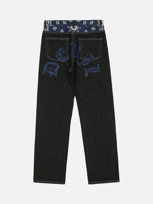 1984 Petal Letter Baggy Jeans - 1984brand