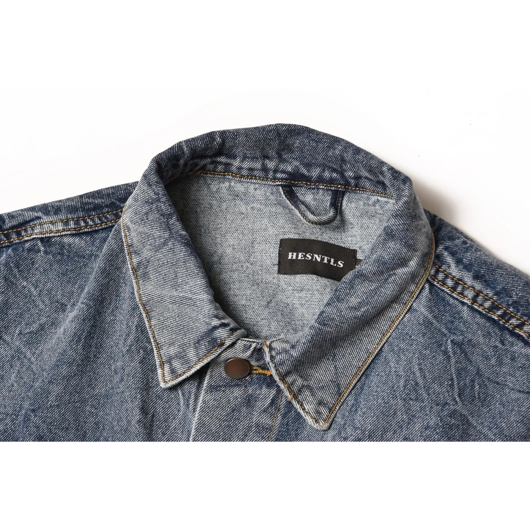 VX1 | Washed Blue Denim Jacket - fashionupstore1