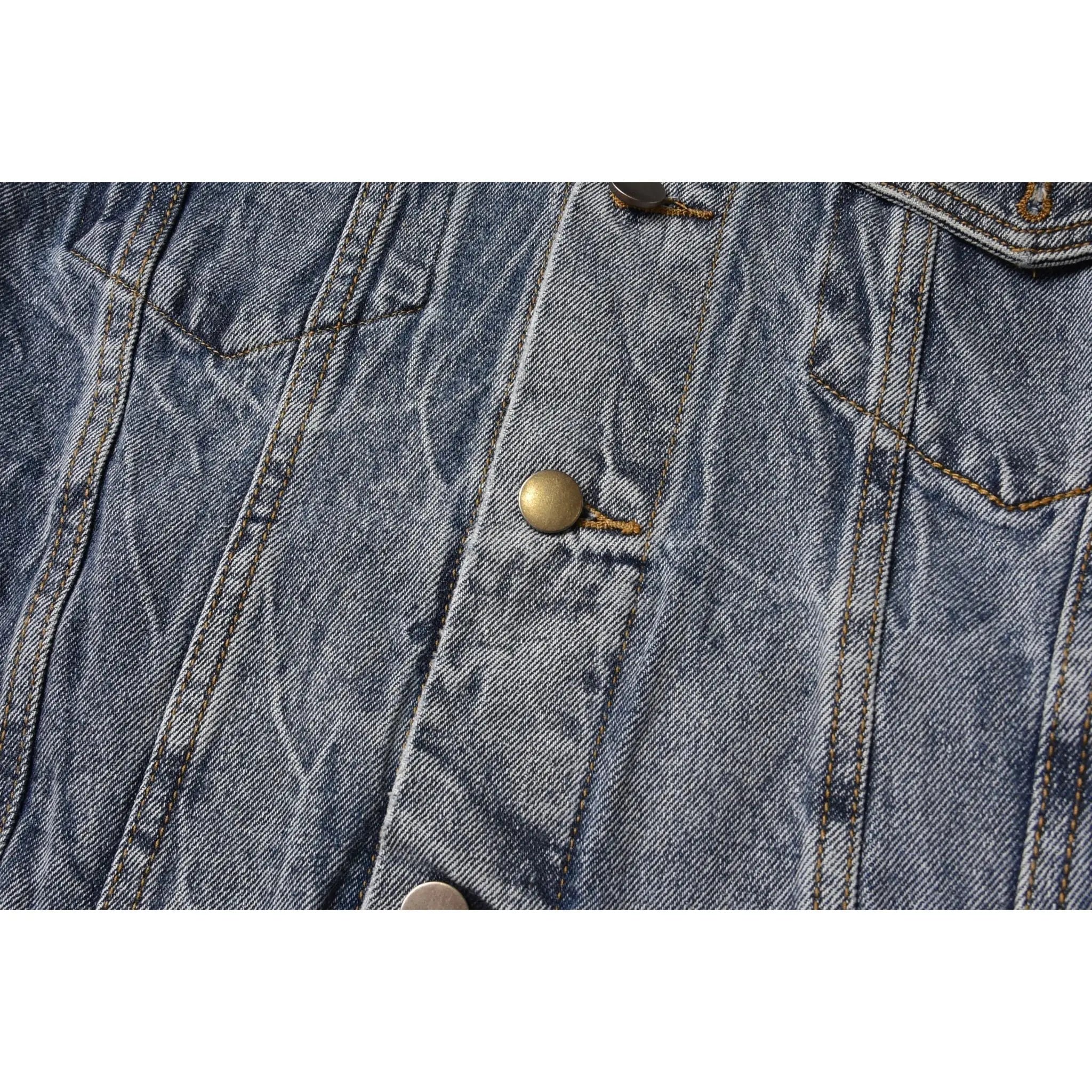 VX1 | Washed Blue Denim Jacket - fashionupstore1