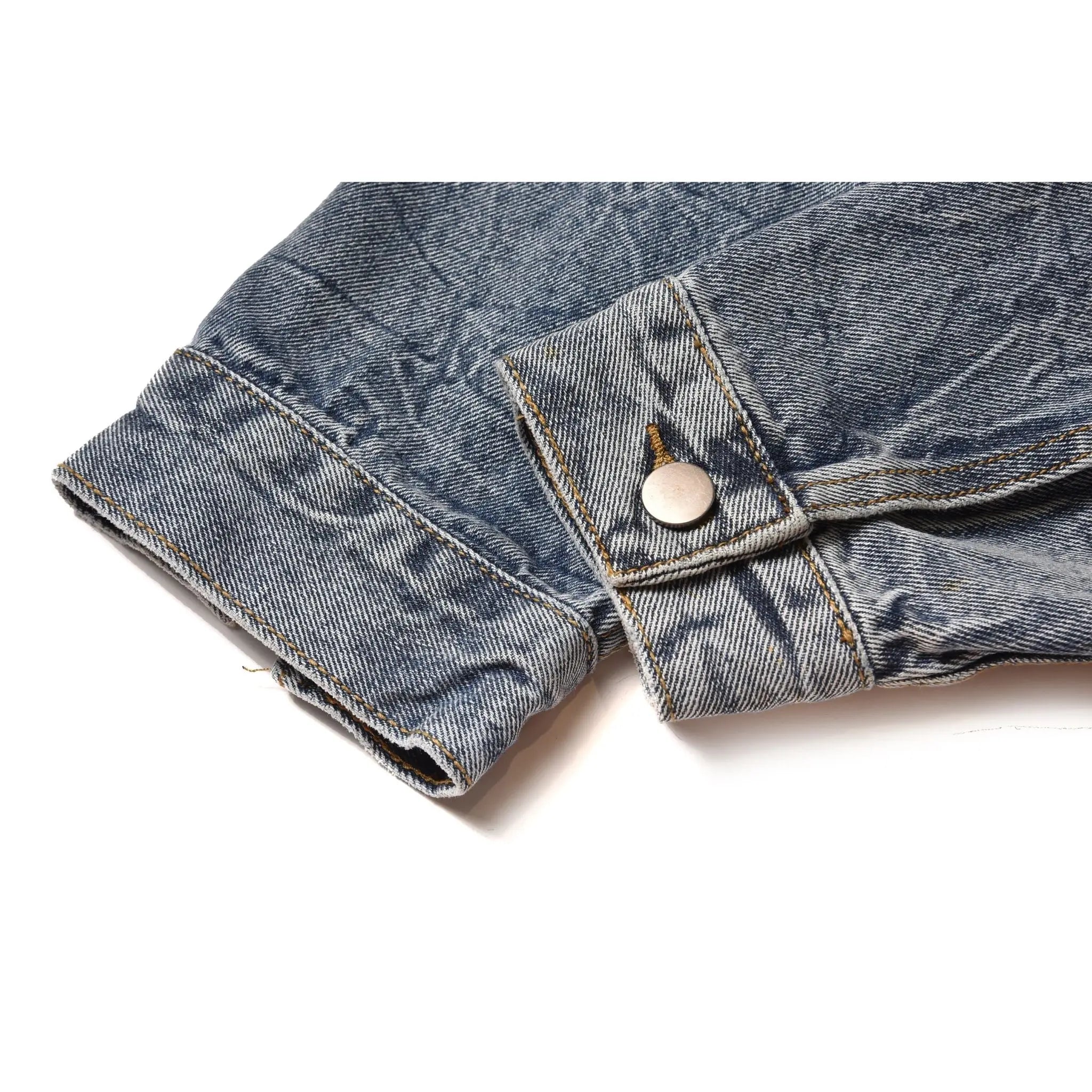 VX1 | Washed Blue Denim Jacket - fashionupstore1