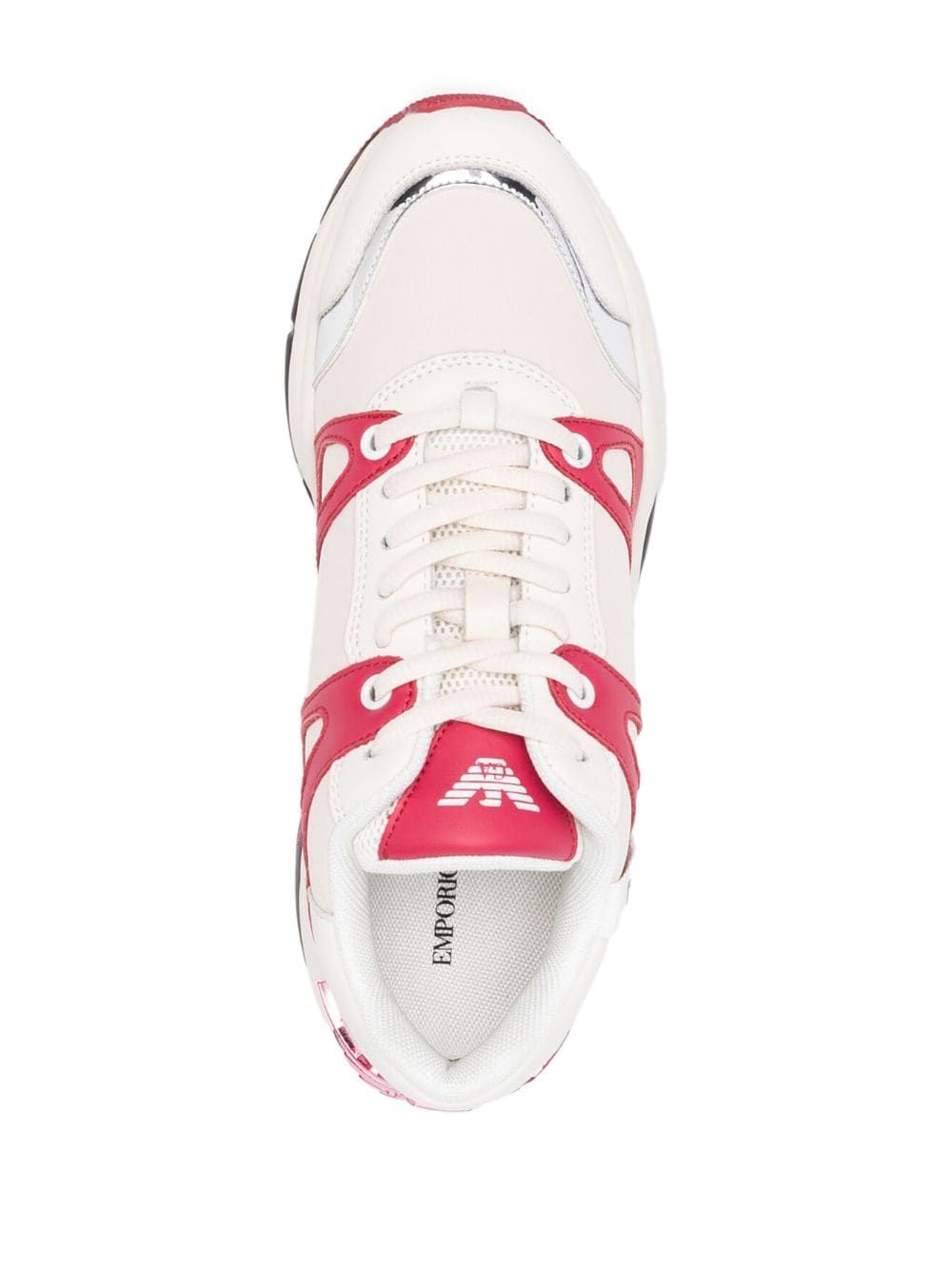 EMPORIO ARMANI PANELLED LOW-TOP SNEAKERS - fashionupstore1