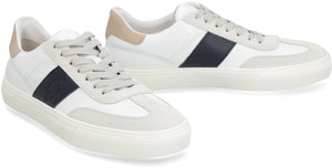 LEATHER LOW-TOP SNEAKERS - fashionupstore1