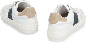LEATHER LOW-TOP SNEAKERS - fashionupstore1